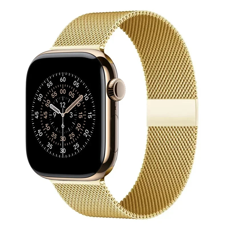 Milanese loop strap For Apple Watch band 11 46mm 44mm 40mm 41mm 42mm 45mm bracelet iwatch series 10 8 7 6 5 4 SE 9 Ultra 3 49mm