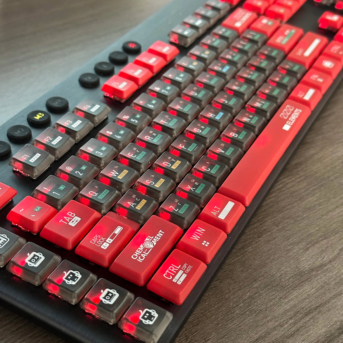 Dazzling Upgrade! G915 Dual-color Keycaps, PBT DIY Keycaps for Logitech G813/G815/G913/G915 TKL RGB Mechanical Gaming Keyboards