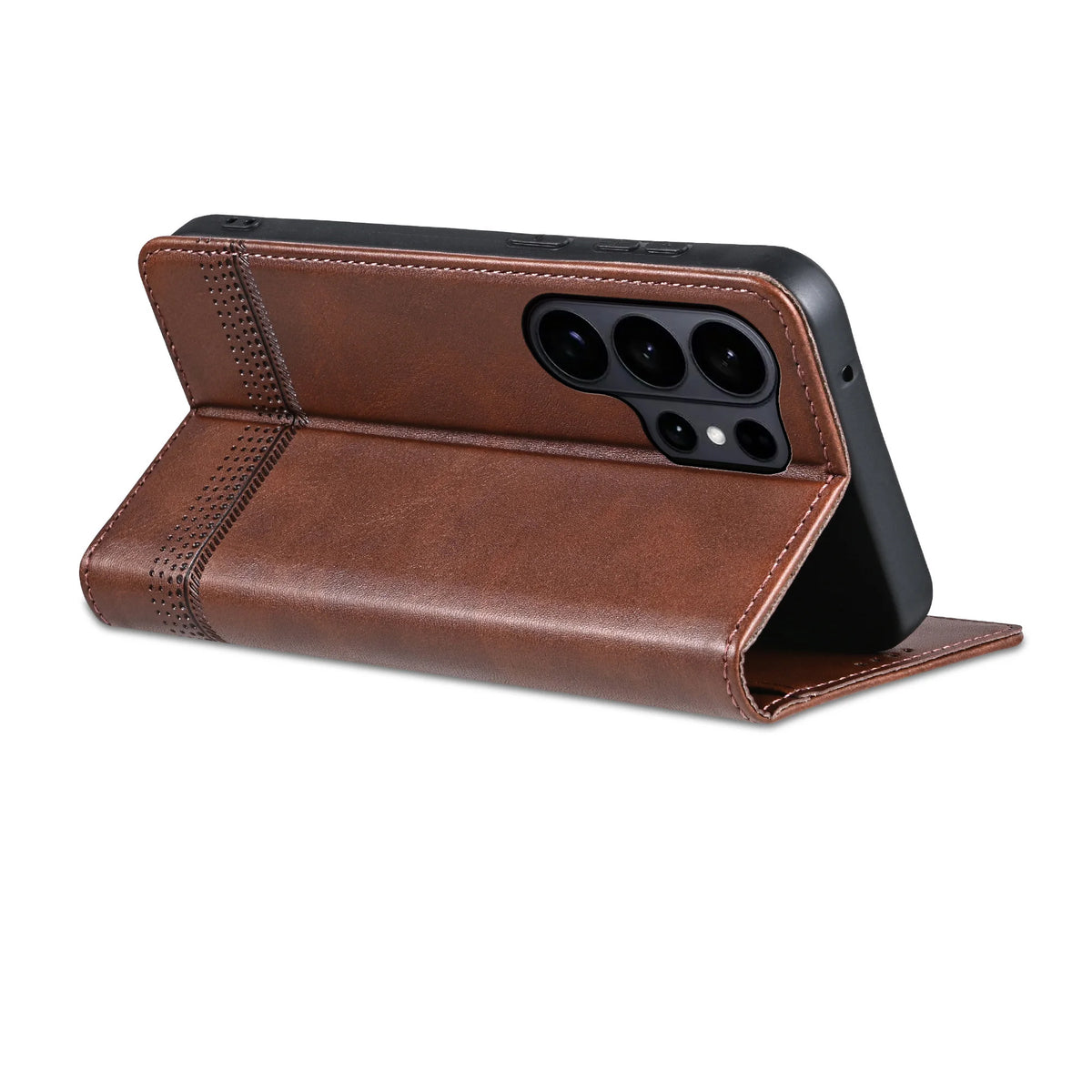 EUCAGR PU Leather Wallet Phone Case For Samsung Galaxy S26Ultra/S25/S24/S23/S22/S21/S22/S21/S20/S10/S9/S8 Cord Slot Holder Cover