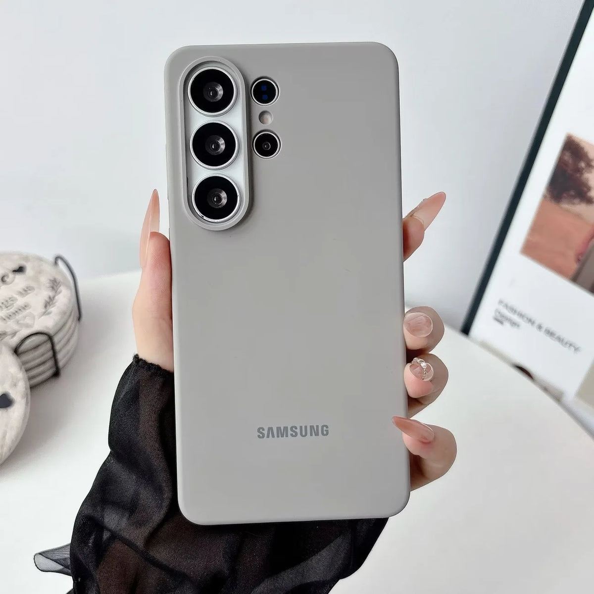 Original For Samsung Galaxy Official Silicone Case For S26 S26Ultra S26+Plus Protection Case With Magsafe Wireless Charging