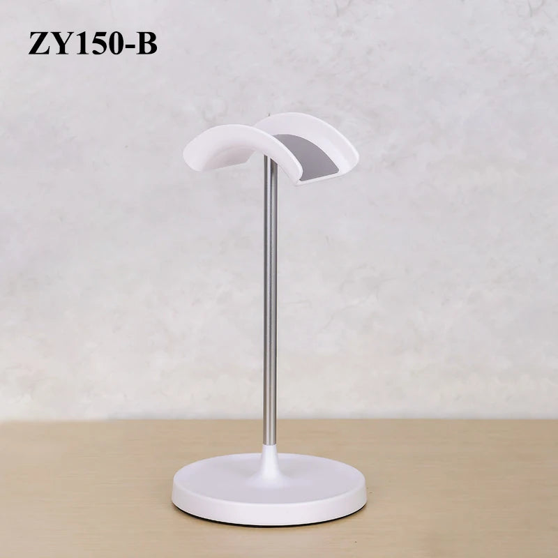 Headphone Stand Desk Headset Holder Universal Headphone Support Aluminium Alloy ABS Material Weighted Base Black White Stand