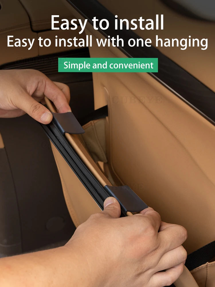 DENZA D9 Garbage Bag Leather Magnetic Can Rear Seat Hanging car Storage Modified Accessories BYD N9 Z9 Z9GT