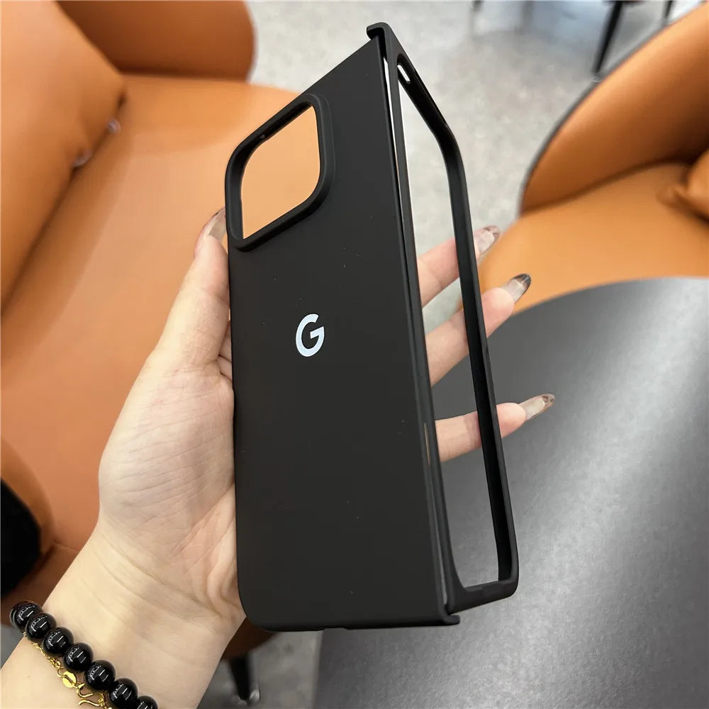 Original Case For Google Pixel 9 Pro Fold Case Ultra-thin Matte Hard PC Flip Phone Cover For Pixel Fold 2 Full Protective Bumper