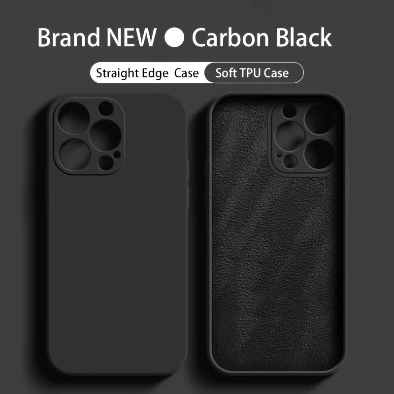 Original Liquid Silicone Phone Case For Apple iPhone 18,17,16,15,14,13,12 ,Pro,Plus Pro Max Cases For iPhone Shockproof Cover