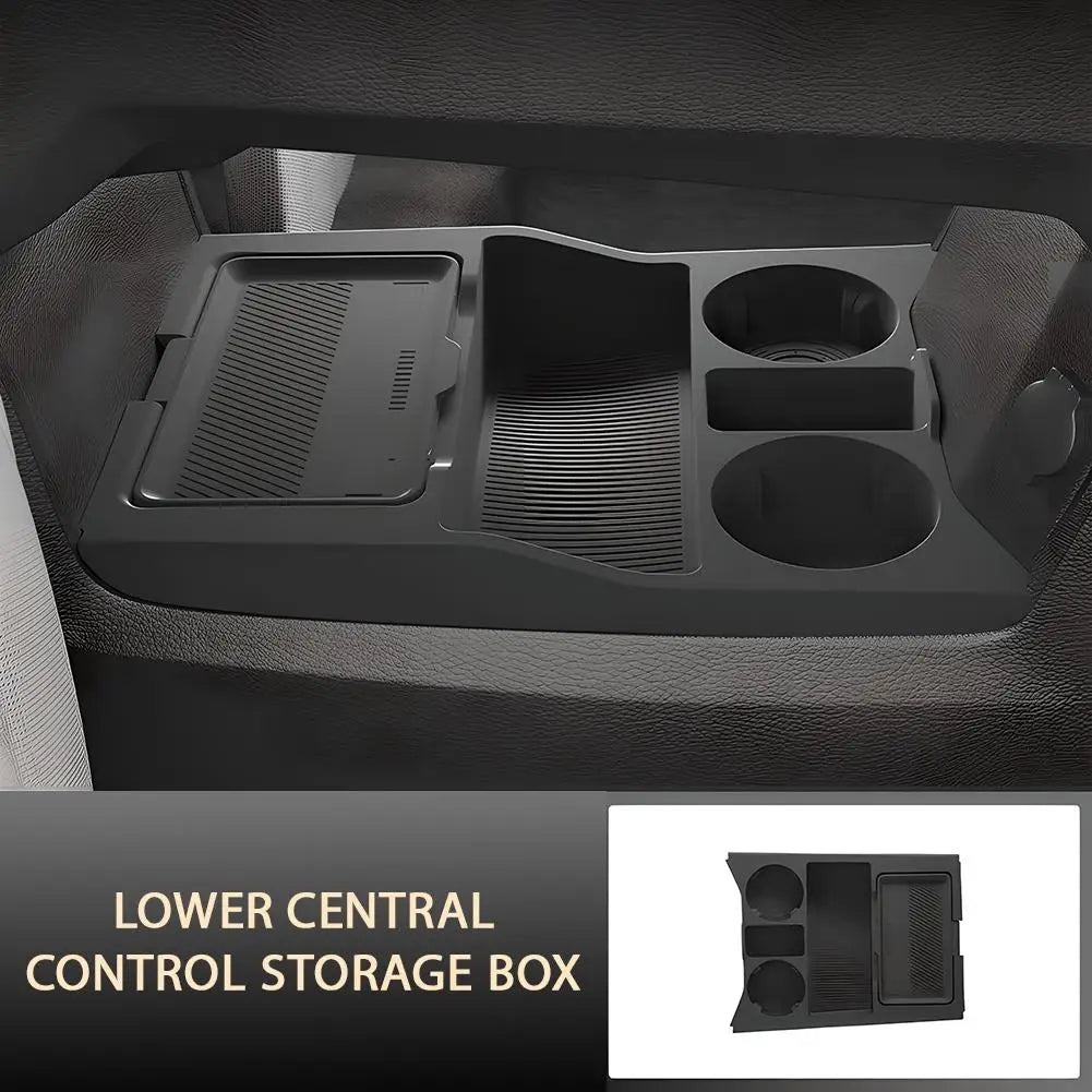 Lower Center Console Organizer Tray For Chery Fulwin T9 Tiggo 9 8L 2025 2026 Silicone Storage Box Insert Non-Slip Interior F1C0