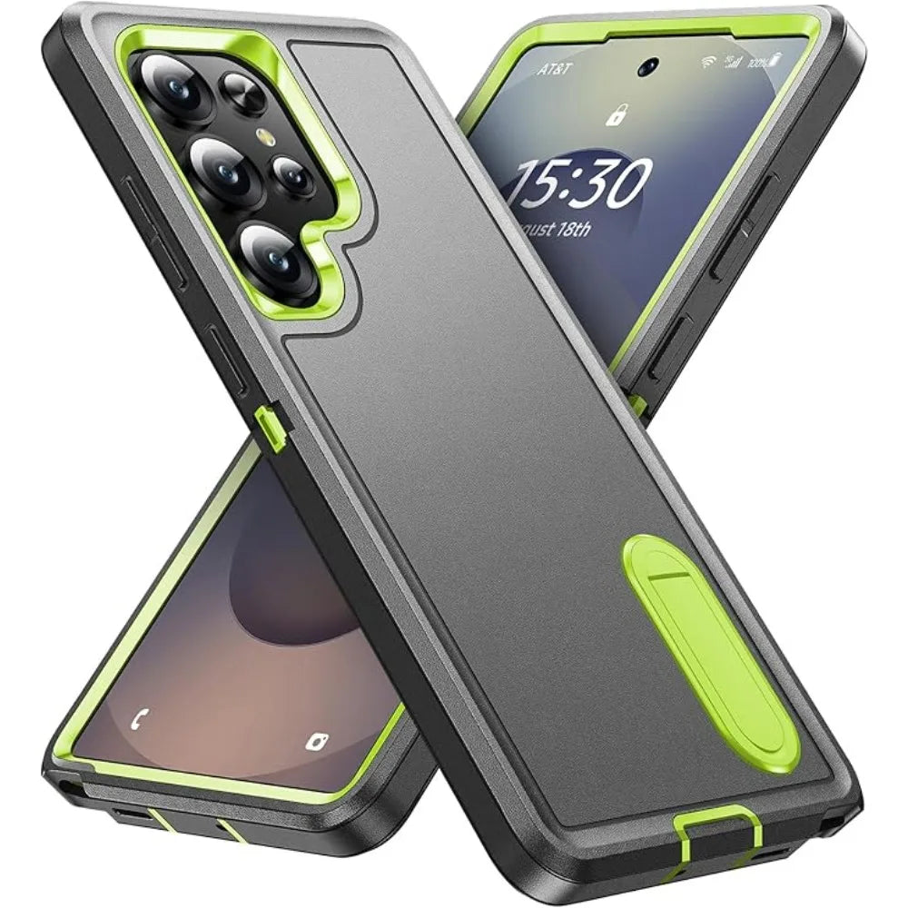 Military Grade Anti-Drop Case With Built-in Kickstand For Samsung Galaxy S26 Plus S25 S24+ S23 FE S22 Ultra Plus Protector Cover
