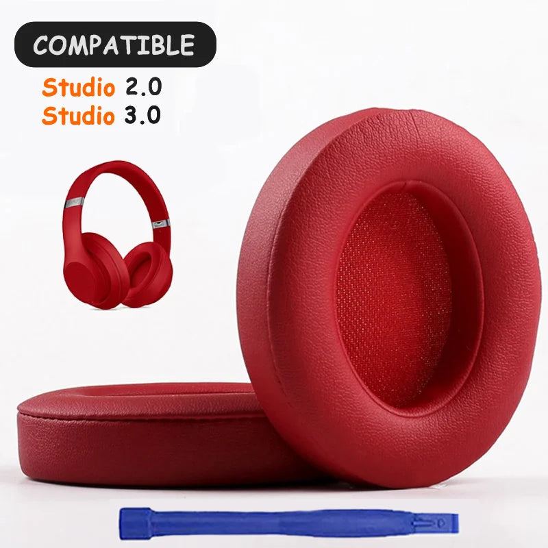 KUTOU Earpads For Beats Studio 3 3.0 Ear Pads Studio3 Headphone Replacement Pads Studio2 Ear Cushions Earpads Headset Foam Pad