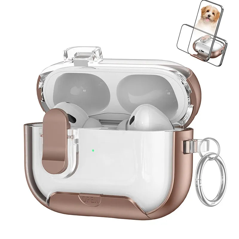 Cute Cover for AirPods 3 Pro 3/Airpod 4【 Compatible with MagSafe】Auto-Open Secure Lock Stand Cover for AirPods 5 2026 Earbuds