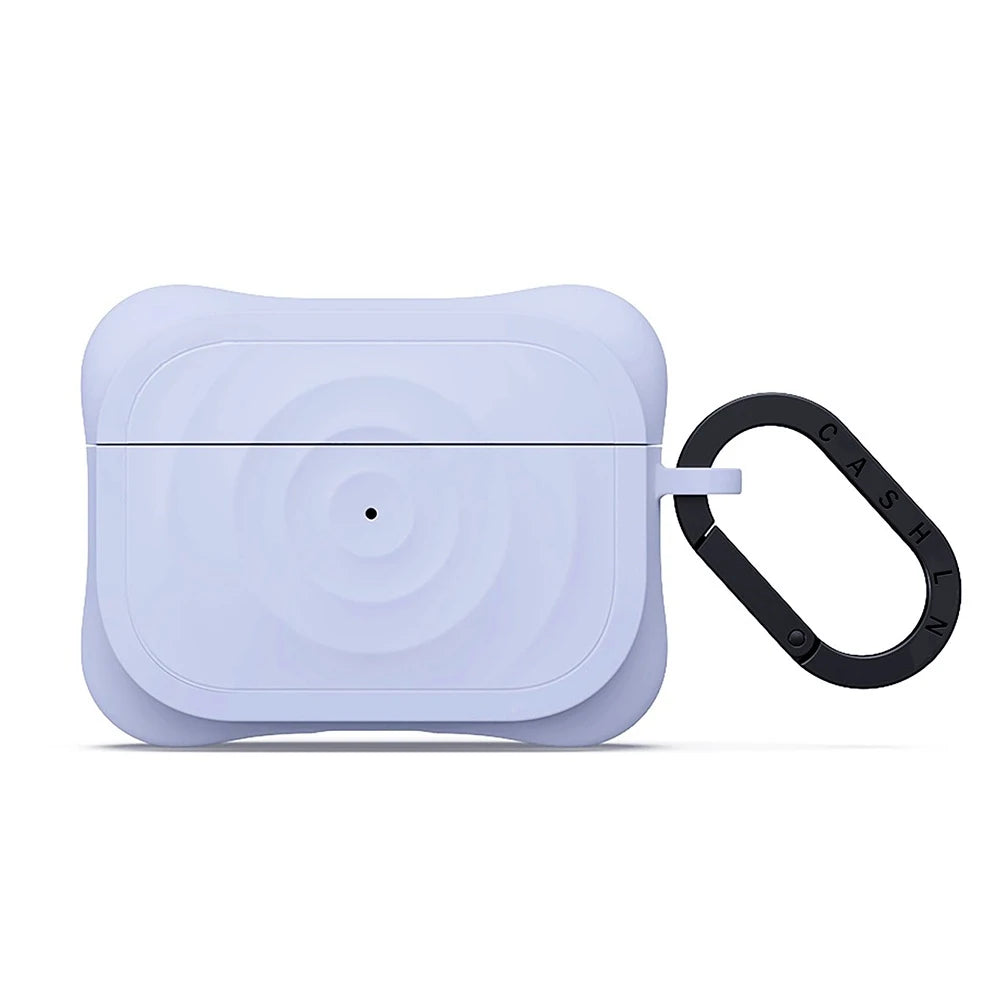 Ripple Liquid Silicone Case For AirPods Pro 3 2 AirPods4 Multi Color Wireless Bluetooth Earbuds Simple Protective Cover