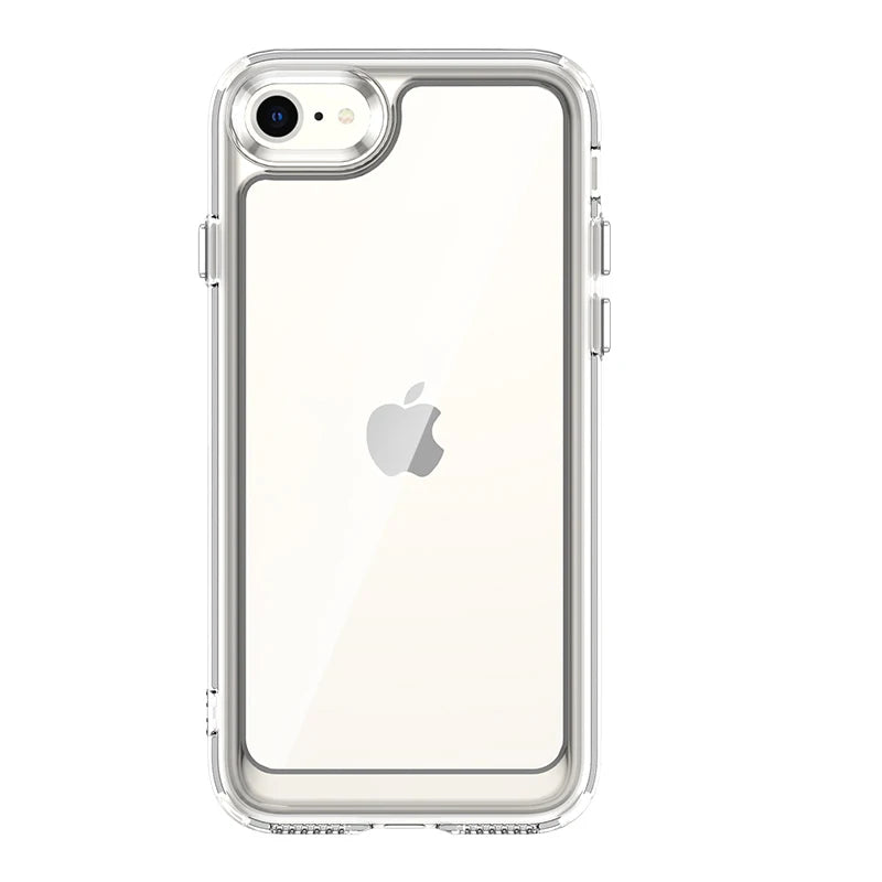For iphone 17e Case For iphone 17e 16e Cover Coque Funda Hard Translucent Soft Frame Clear Back Phone Case iphone 17e