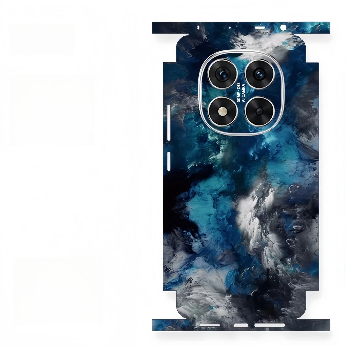 Colorful Pattern Matte Film Skin Phone Back+Sides Sticker For XIAOMI Redmi NOTE13 14PRO + Full CoverWrap