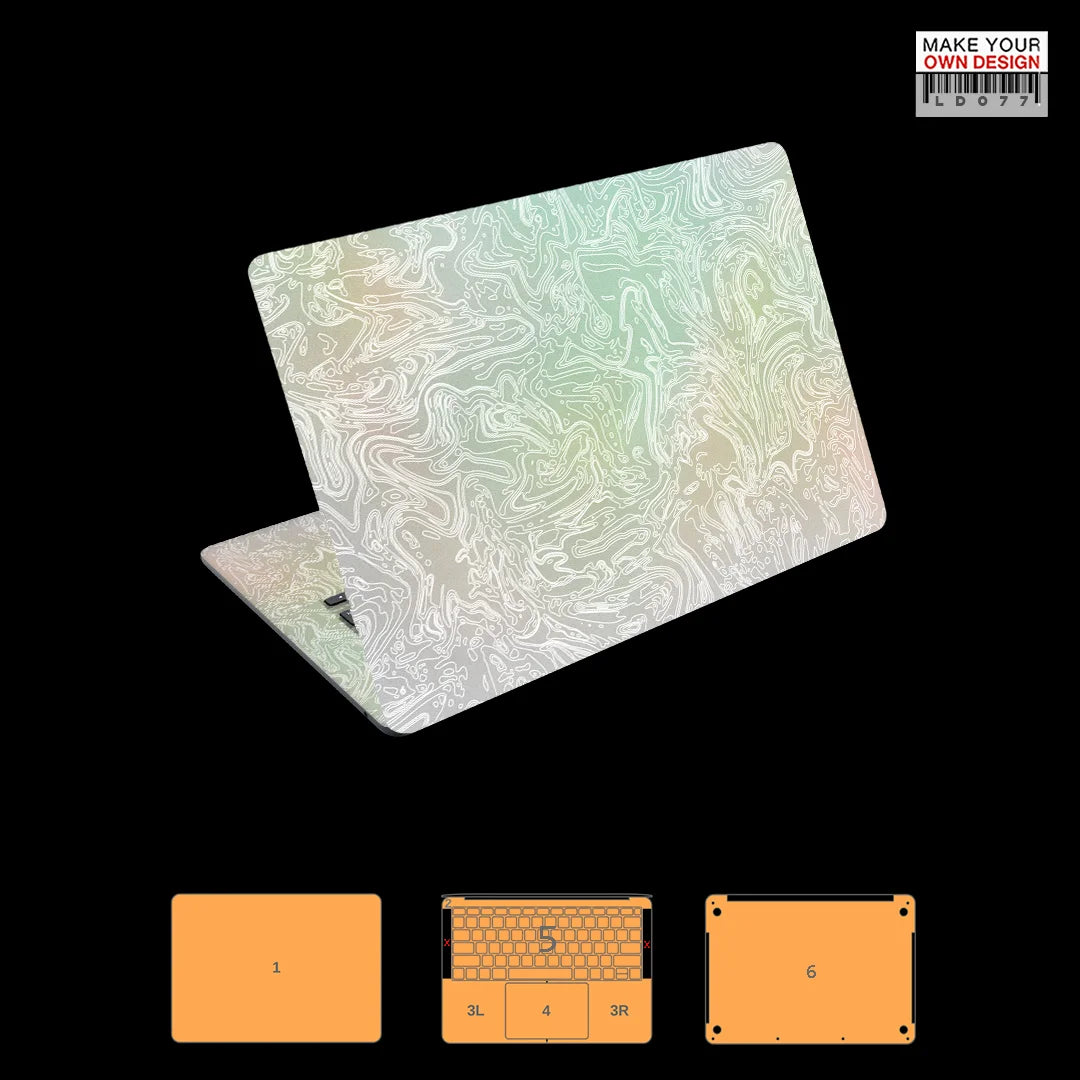 Colorful Skin Sticker for Macbook Air 13.3 M1 PRO 13.3 M2 2024 2025 Full Wray Sticker Skin Screen Protector