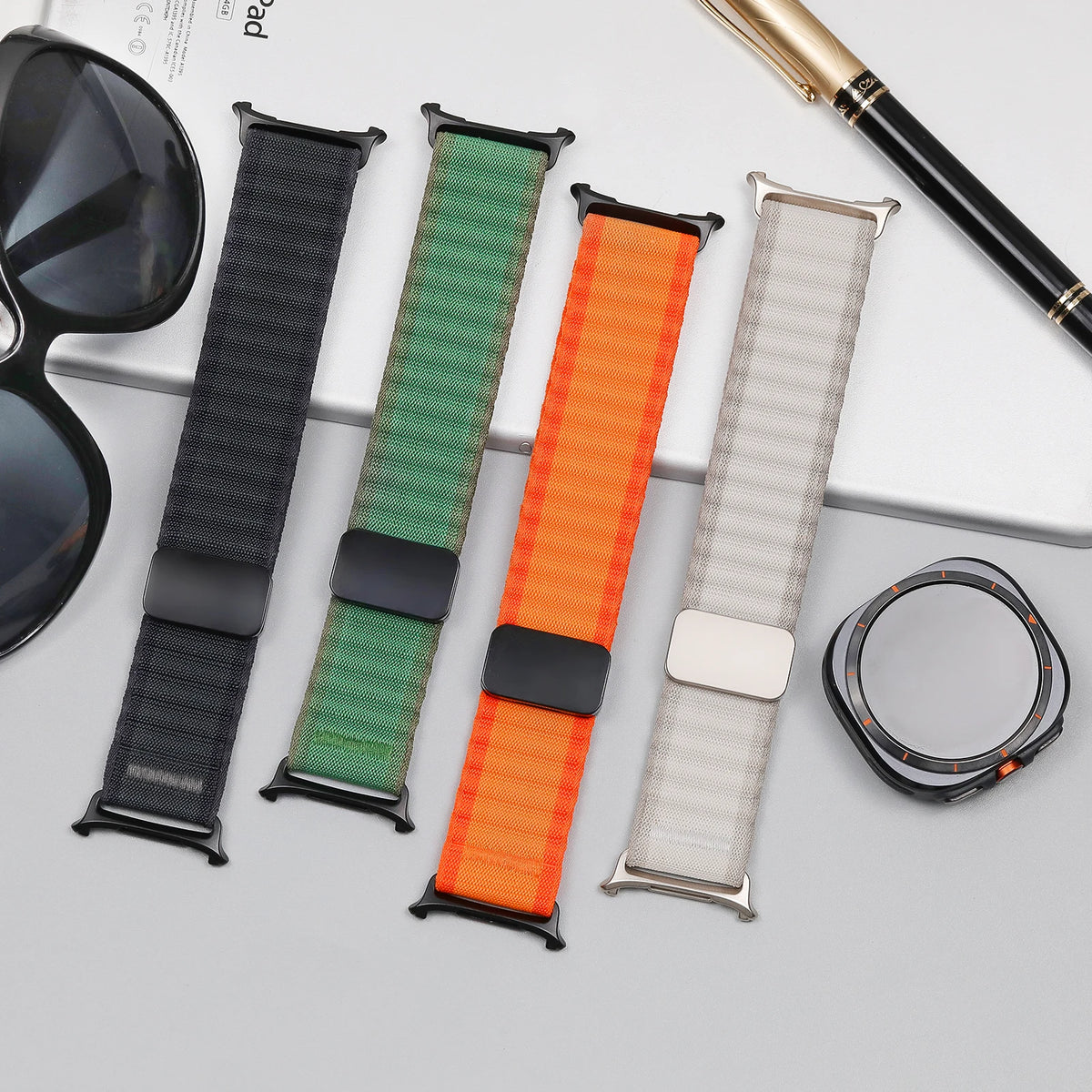 Trail Loop Strap For Samsung Galaxy Watch Ultra 2 47mm Accessories Sport Nylon Magnetic Bracelet Galaxy Watch Ultra(2025) Bands