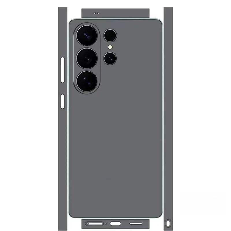 Colorful Decal Skin for Samsung Galaxy S24 S23 S26 Ultra Plus S25 Back Screen Protector Cover Wrap Stones Sticker