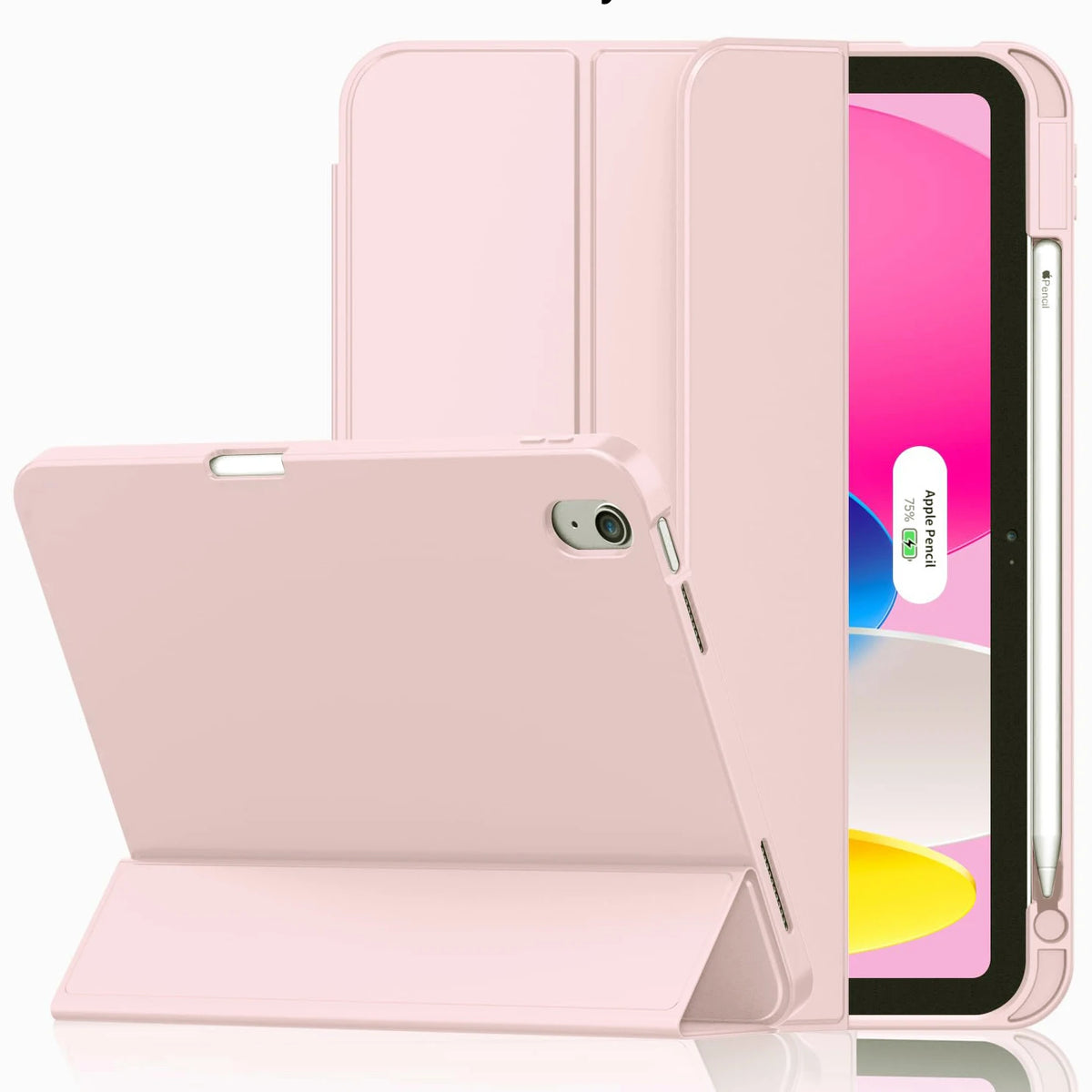 For iPad (A16) 11th 10th Generation Air 4th 5th 10.9 Pro 11 M2 M3 M4 M5 2026 2025 2024 Magnetic Flip Smart Cover Pencil Case