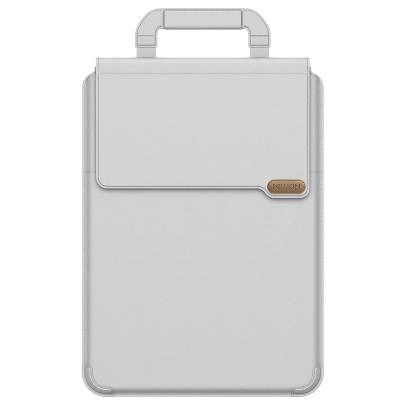 NILLKIN Portable Leather Laptop Sleeve Case Bag for Macbook Air 13 14 15 16 inch M4 M3 M2 Mac Book Pro Adjustable Stand Cover