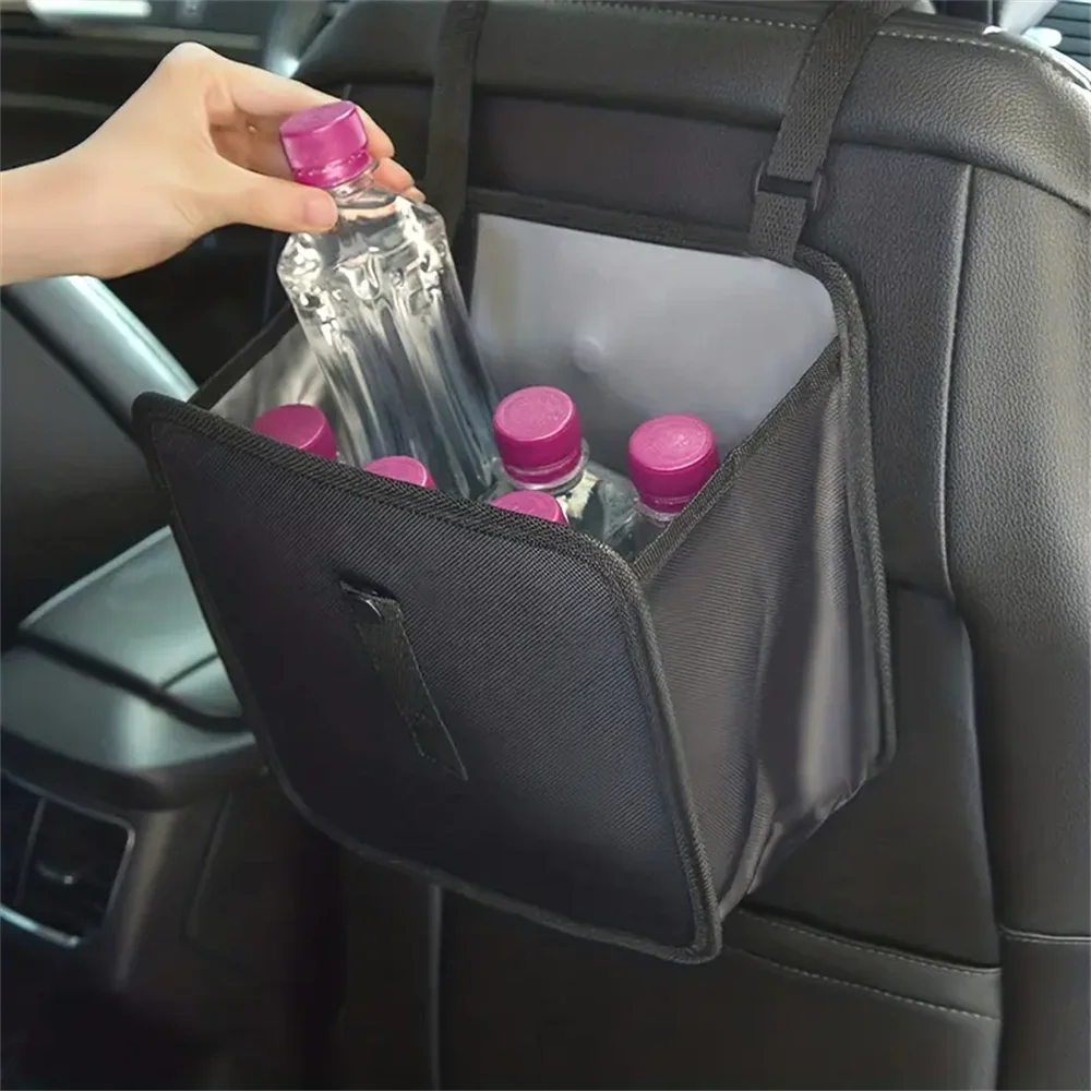 Hanging Car Trash ,Portable Storage Bag, Can Waterproof Car Trash Durable Garbage Bin Organizer for Vehicles, Fit for All Cars