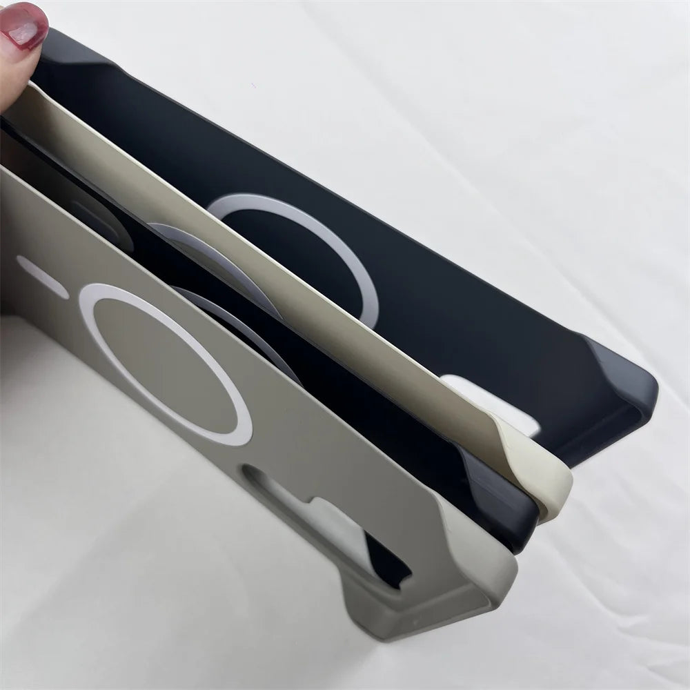 Slim Frameless Matte PC Magnetic Case For Samsung S26 S25 S24 S23 S22 Ultra Plus FE S25edge For Magsafe Wireless Charger Cover