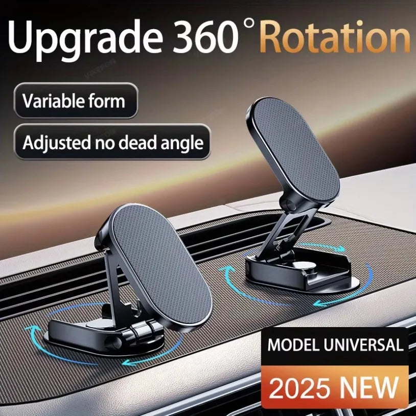 360° Rotation Magnetic Car Phone Holder Stand Adjustable MINI GPS Mount in Car Dashboard For iPhone 16-12 Samsung Xiaomi Bracket