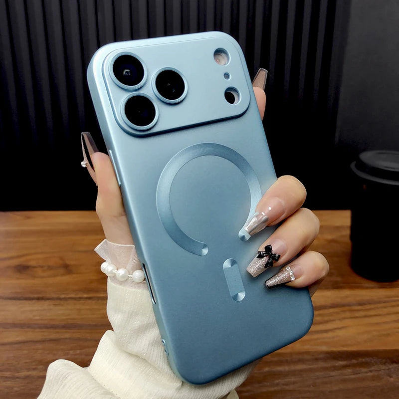 Soft TPU Case For iPhone 17 16 15 14 13 12 11 Pro Max 15Pro 14Pro 13Pro IPhone15 IPhone14 For Magsafe Mag Safe Charge Back cover