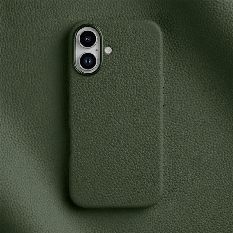 Melkco Genuine Leather Strong Magnetic Case For iPhone 16 Pro Max 16 Plus Coque Premium Cowhide Metal Camera Protection Cover