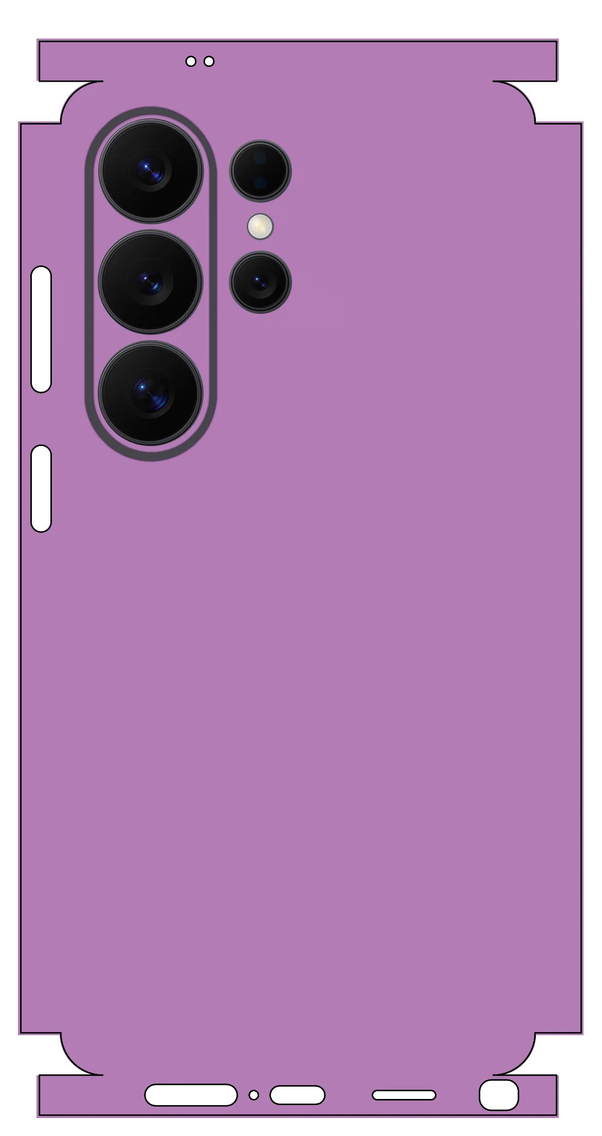 MIX002 Skins Grain Film Wrap Phone Back Sticker For SAMSUNG Galaxy S25 S26 Ultra S24 Plus S22 Ultra S22 S21 FE Film