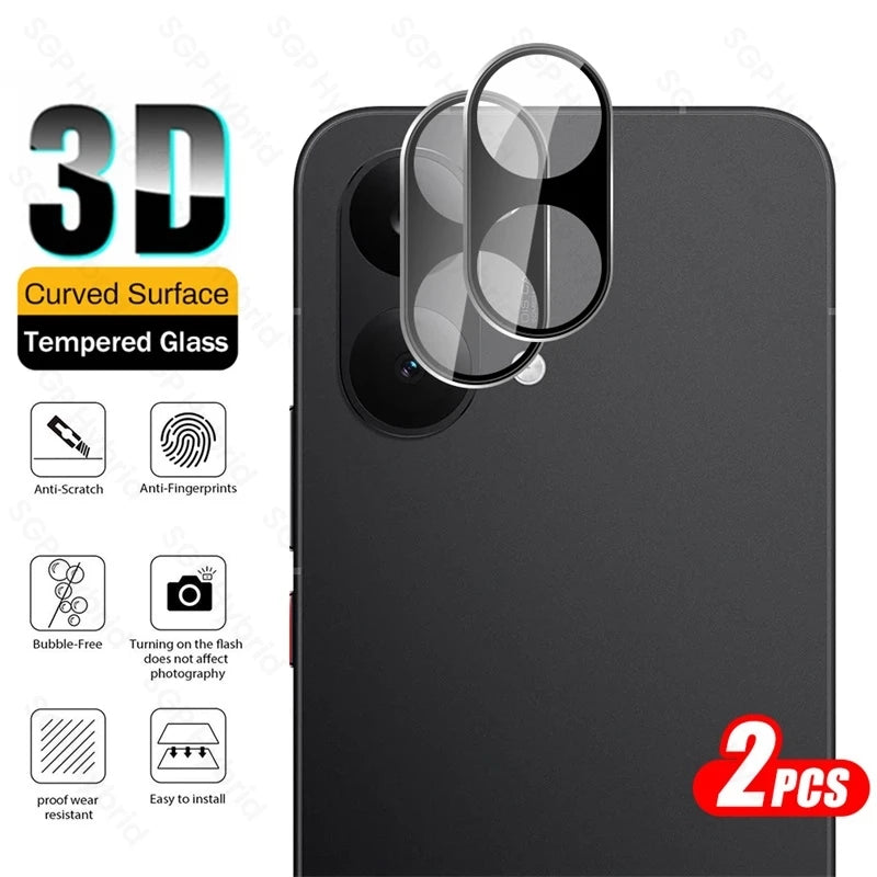 3-1Pcs 3D Curved Tempered Glass Camera Protectors Cap for Poco X8 Pro Max Poko Little X8Pro ProMax X8ProMax 5G 9H Rear Lens Film