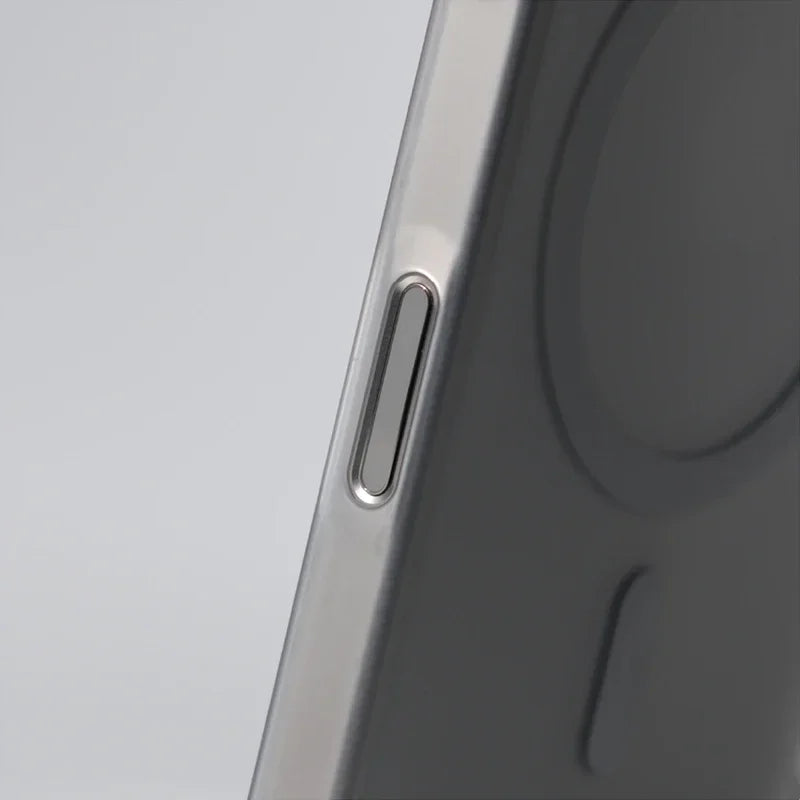 Ultra Thin Translucent Matte Case For iPhone 17 Pro Max Air 14 15Plus 16E 11 12 13 16 Pro For Magsafe Magnetic Protection Cover