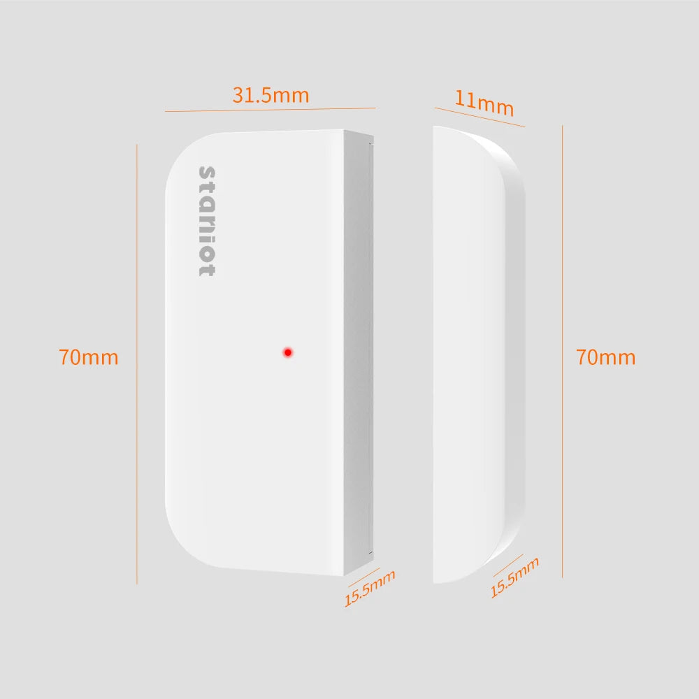 Staniot Door Sensor Wireless Smart Home Security Window Detector 5-Year Battery Life Door Open Closed Magnetic Contact Sensor