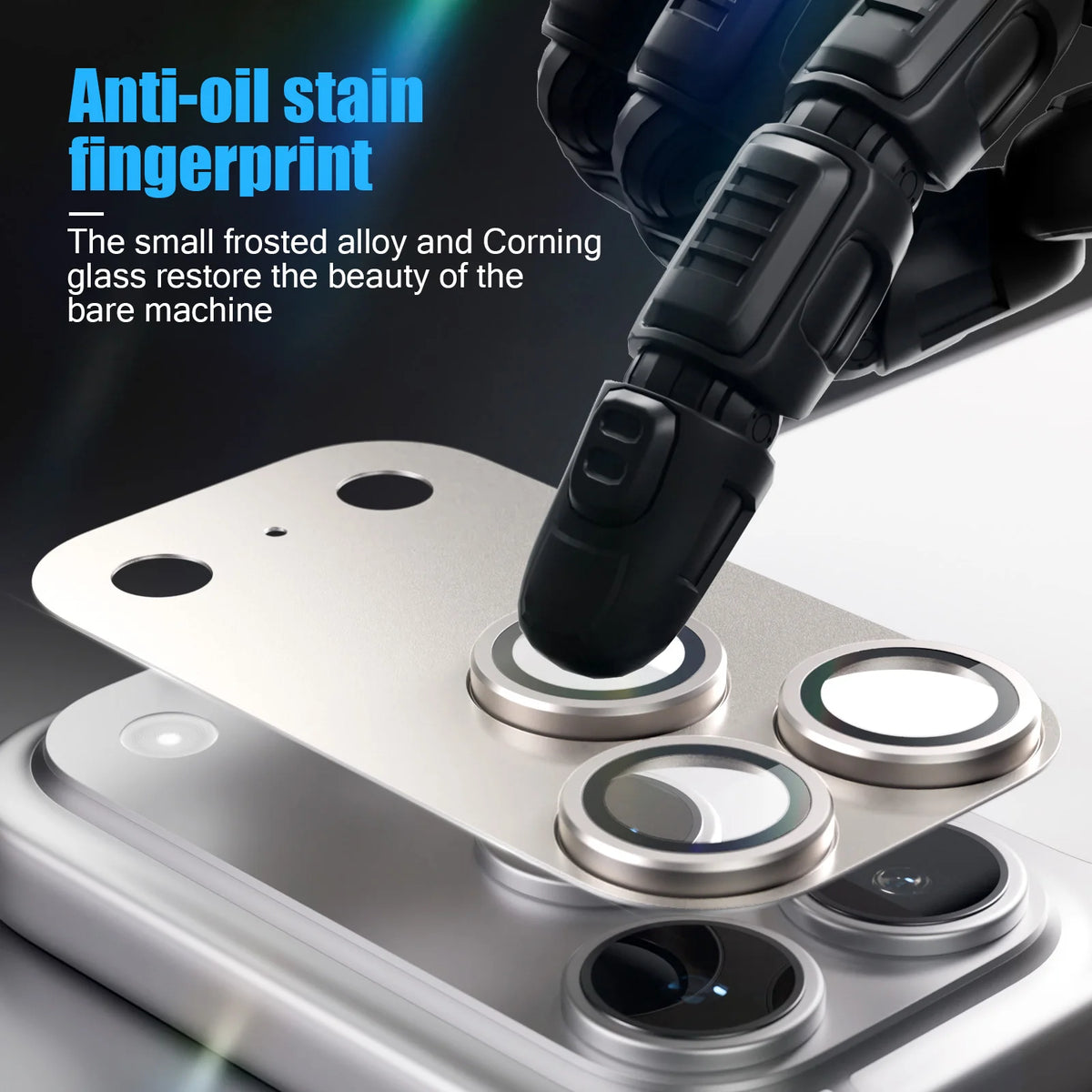Metal Camera Protector Glass For iPhone 17 Pro Max 17Pro 17 Air Alloy Lens Ring Cover For iPhone17 Pro Max Phone Lens Accessorie