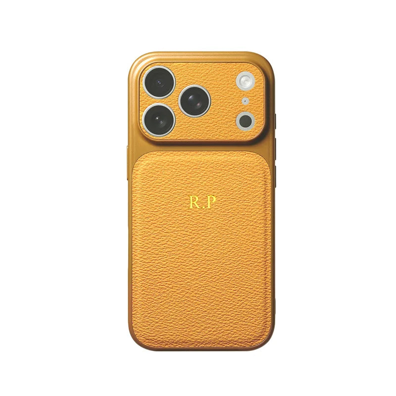 Personalise Gold Silver Initials Letter Leather Case For Iphone 15 14 13 17 pro max 14 16 Plus 17air Luxury Lens Protextion Case