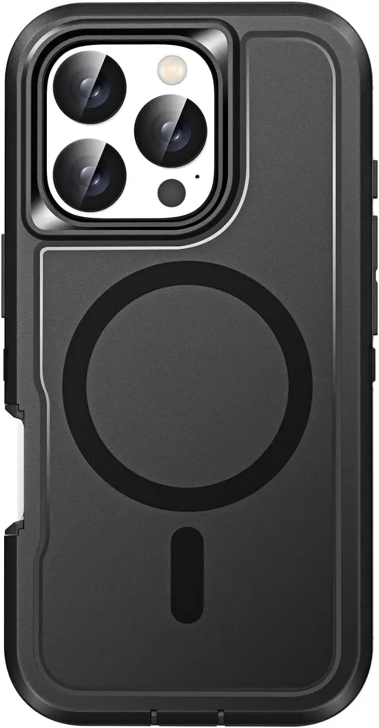 Luxury Ott Magnetic Armor Cases For iPhone 18 17 16 15 14 Plus 13 12 11 Pro Max Box Shockproof Charging Heavy Duty Protect Cover