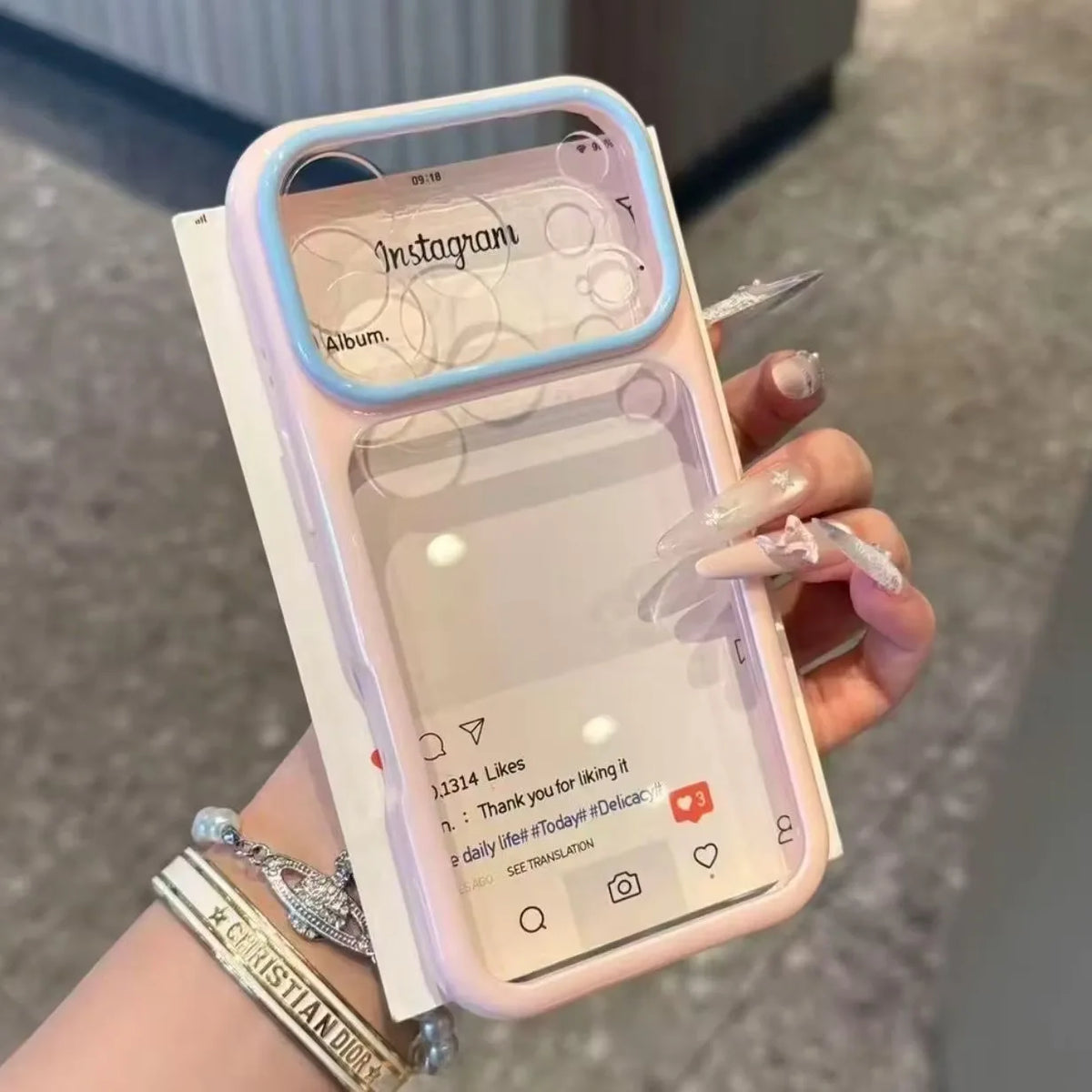 Luxury Candy Color Contrast Transparent Case For iPhone 17 16 15 Pro Max 14 Plus 11 12 13 Clear Ultra Slim Shockproof Ins Cover