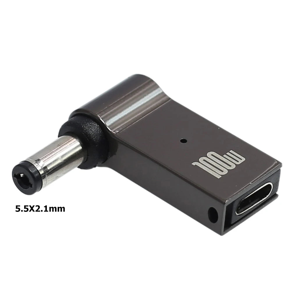 100W USB Type C Fast Charging Adapter Plug Connector Universal USB C Laptop Charger Converter for Dell Asus Hp Acer Lenovo