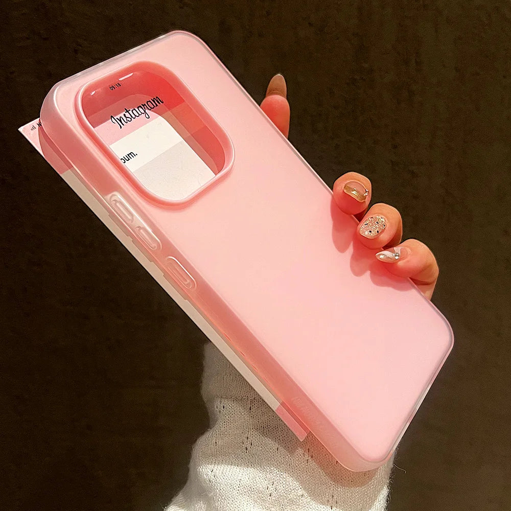 Luxury Candy Color Matte Phone Case For Xiaomi Redmi Note 15 14 13 12 Pro Plus 5G 12S 11 Redmi 14C 13 12 Shockproof Bumper Cover