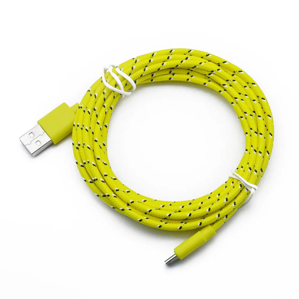 1M/2M/3M Micro USB Fast Charging Cable For Xiaomi Android Mobile Phone Data Sync Cable For Samsung Micro USB Charger Wire V8