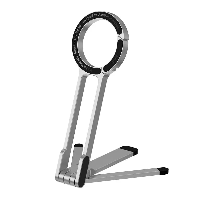 MA30 Carabiner-Mounted Phone Tripod for iPhone 15 14 13 12 Pro/Pro Max Dual-sided Magnet Tripod Desk Mount Phone Handle