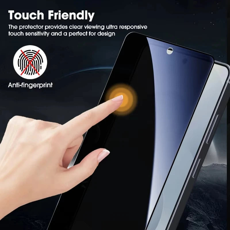 1-5Pcs Dust Free Easy Install Privacy Screen Protector For Samsung Galaxy S26 Ultra S25 Edge S23 S24 S21 S22 Plus Tempered Glass