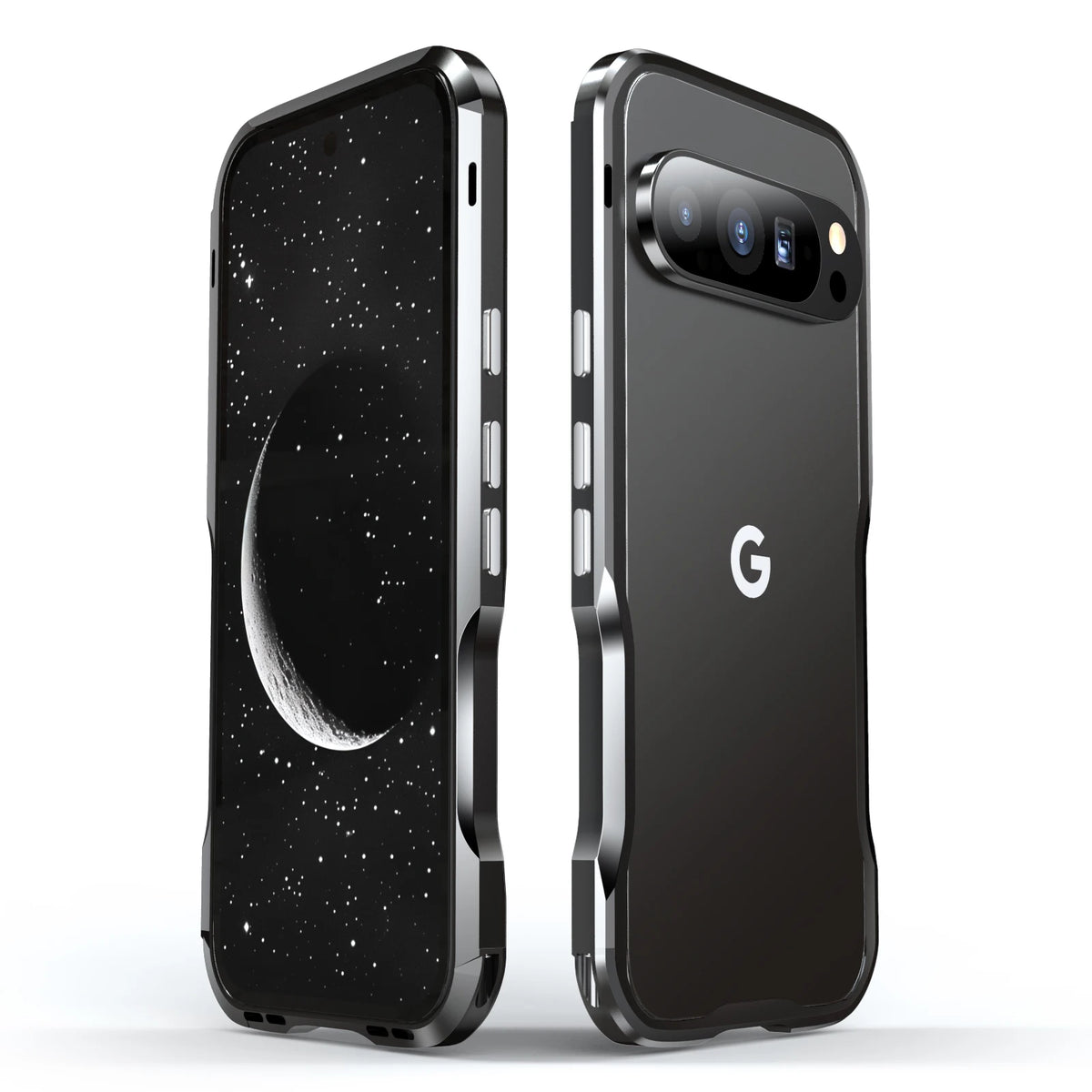 Luxury Aluminum Metal Bumper Phone Case for Google Pixel 10 9 Pro XL 8 Pro Hard Frame Heat Dissipation Shockproof Protect Cover