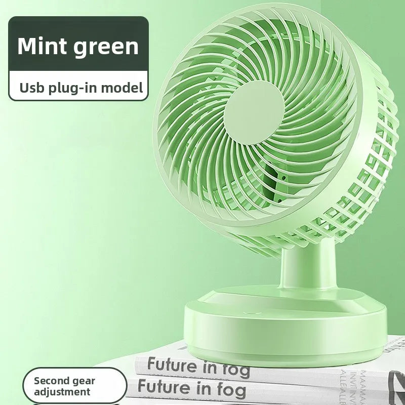 5 6 8 Inch USB Powered Mini Desktop Fan Strong Wind Quiet Portable Table Cooling Fan For Office Bedroom Dorm Student Home Use