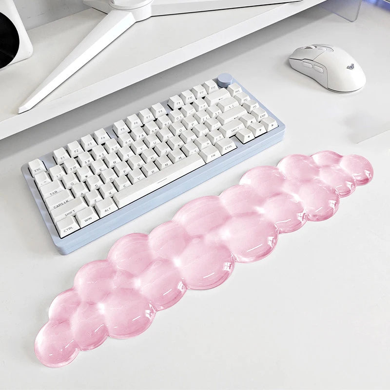 Cloud Keyboard and Mouse Wrist Rest Cute Wrist Support and Arm Support Keyboard Rest for Keyboard and Mouse Typing Pain Relief