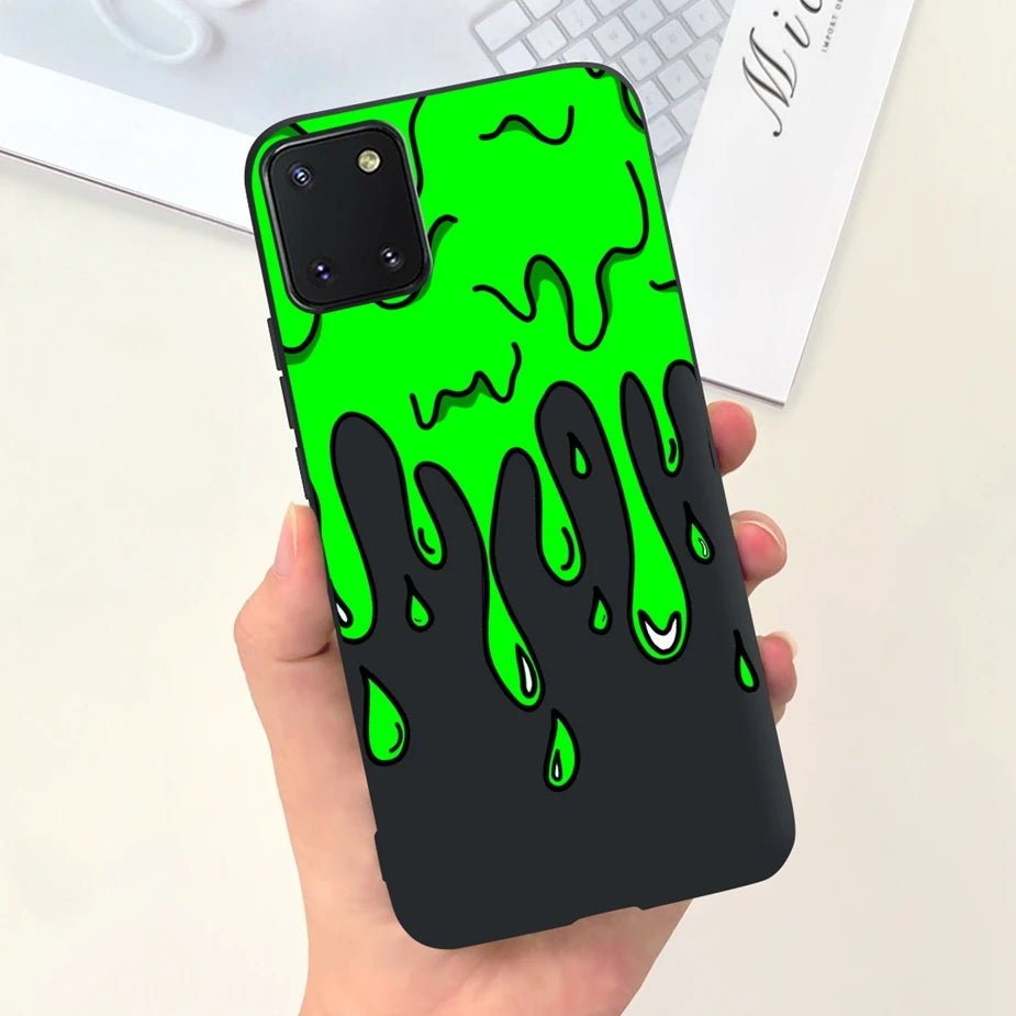 For Samsung Galaxy Note10 Lite Case SM-N770F 6.7'' Popular Candy Painted Cover Soft TPU Phone Case For Samsung Note 10 Lite Bags