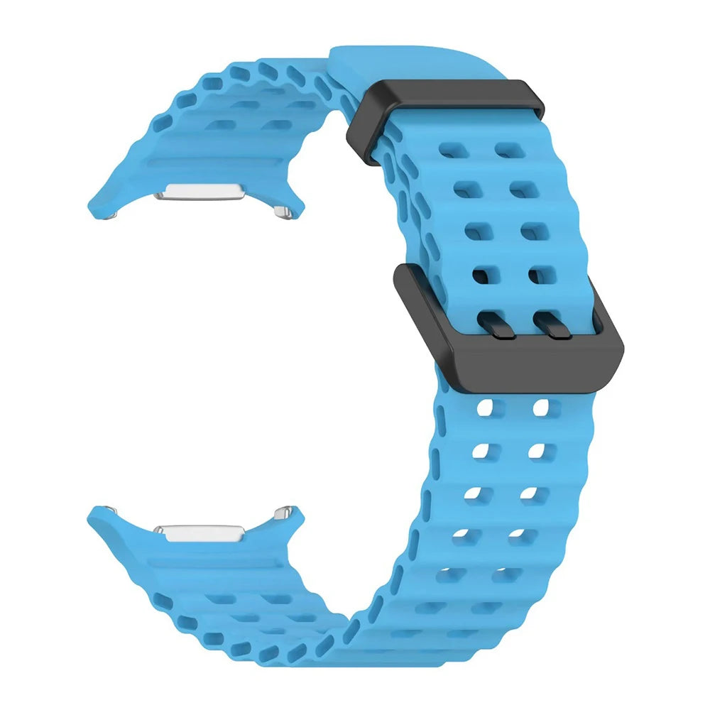 Soft Silicone Strap for Samsung Galaxy Watch 8 Ultra 2025 47mm Original Bracelet for Galaxy Watch Ultra 2-1 47mm Ocean Watchband