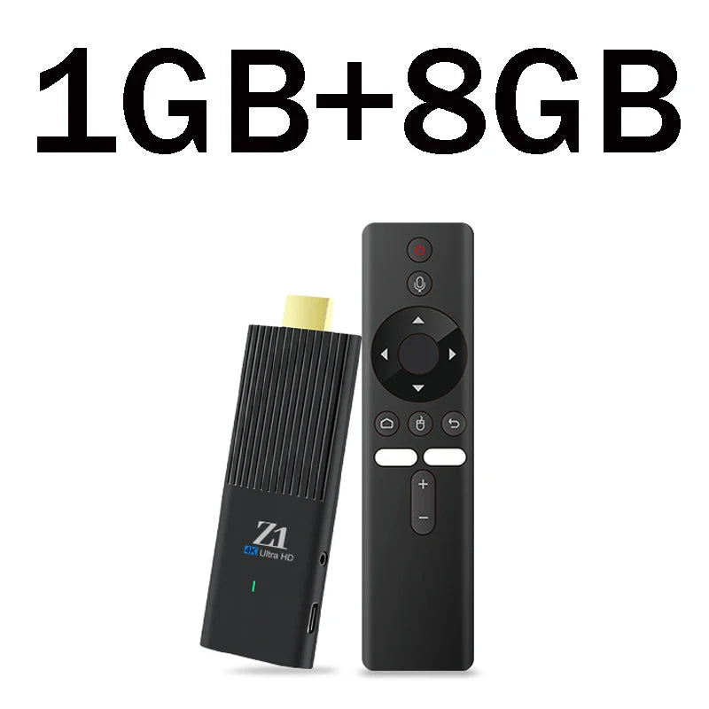 New Smart TV Stick Z1 Android 15 Support Ultra HD BT5.0 Dual 2.4/5G H313 Streaming Media Player BT 5.0 Video Decoding iptv