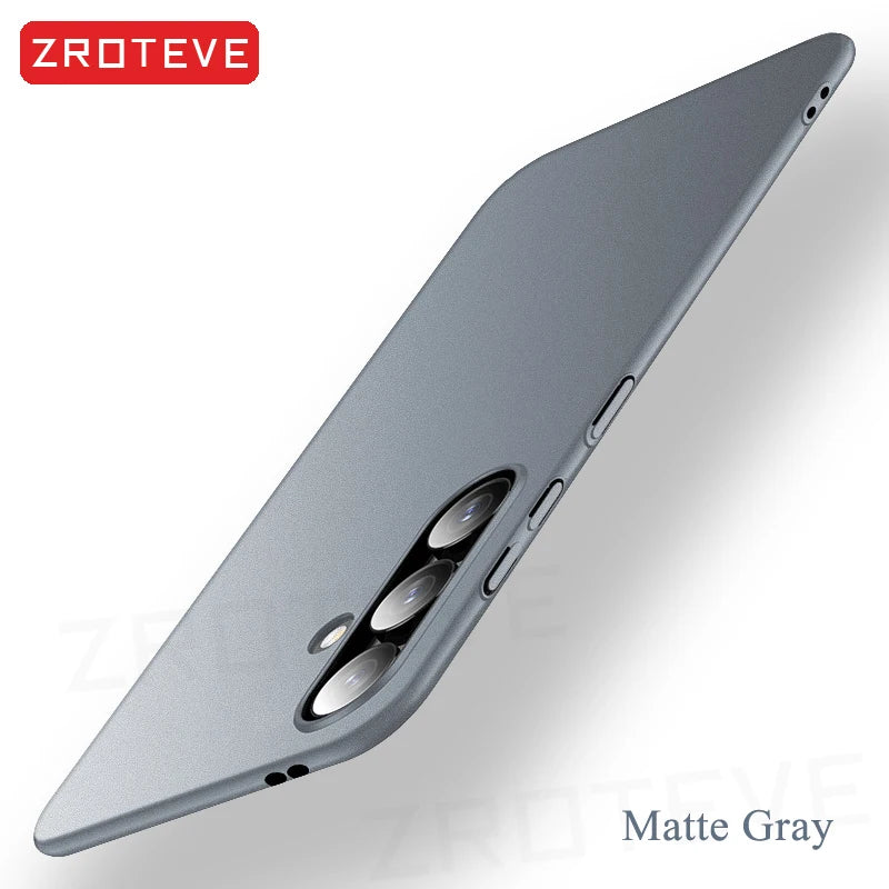 For Samsung S25 Case ZROTEVE Slim Matte Hard PC Cover For Samsung Galaxy S24 S23 Ultra S22 Plus S20 S21 FE S10 S10e Phone Cases