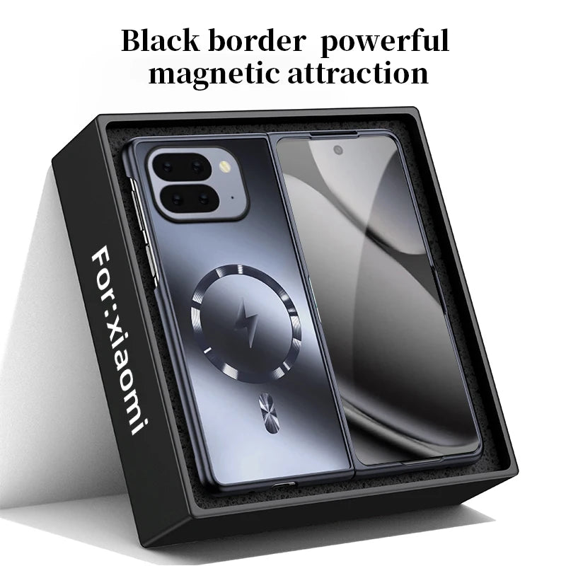 Hard Plastic Case For Magsafe Magnetic Wireless Charge Back Matte Cover For Google Pixel 9 10 Pro Fold