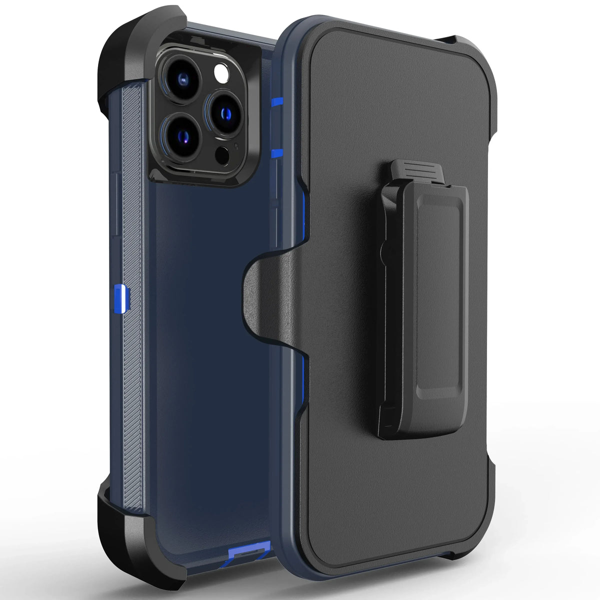Luxury OTT Armor BOX Phone Case for IPhone 17 Air 16 15 14 Plus 13 12 Pro Max Soft Bumpers with Belt Clamp Protective Hard Cover