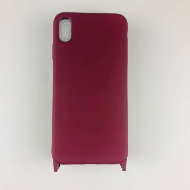 Crossbody Lanyard Clear Magnetic Case For iPhone 15 Pro 16 14 13 12 Pro Max For Magsafe Shockproof Acrylic Hard PC Back Cover