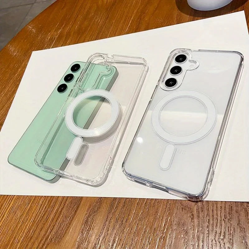 For Samsung Galaxy S26 Ultra Case For Magsafe Phone Case Samsung S26 Plus S25 Edge S26Ultra S24 Magnetic Wireless Charging Cover