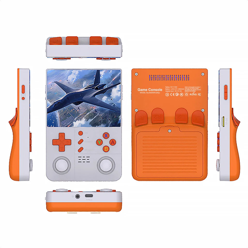 BOYHOM R 40XXPROMAX Retro Handheld with ARKOS2.0, 4.2" HD IPS Screen, 4500mAh, WiFi - Portable Classic Gaming Best Gift